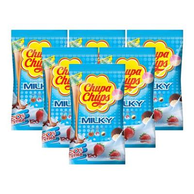Chupa Chups - Lolly's Milky (Navulzak) - 6x 120 stuks