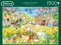 Falcon de luxe Lambing Season 1500 pcs Legpuzzel 1500 stuk(s) - thumbnail
