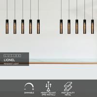 Lucide LIONEL - Hanglamp - 5xE27 - Zwart - thumbnail