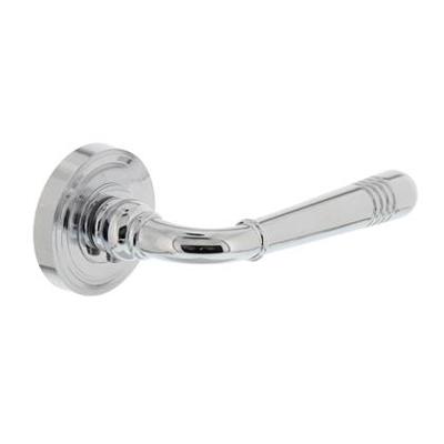 Deurkruk Emily op rozet chroom