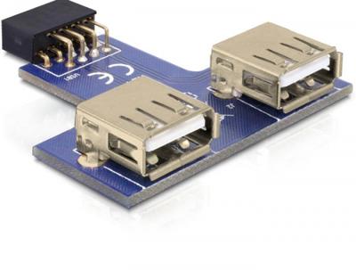 USB-adapter Delock Pinheader - 2x A H/H
