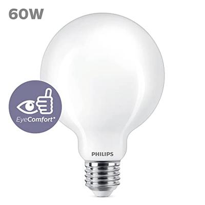 Philips LED Globe Mat - 60 W - E27 - warmwit licht