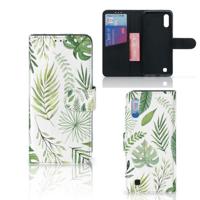 Samsung Galaxy M10 Hoesje Leaves | Portemonnee hoesje - thumbnail