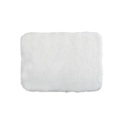 MSV Badkamerkleedje|badmat voor op vloer - wit - 50 x 70 cm