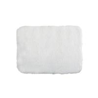 MSV Badkamerkleedje|badmat voor op vloer - wit - 50 x 70 cm - thumbnail