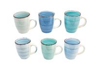 Studio Tavola Koffiekopjes - Ocean Blue - 6 stuks - 160 ml - thumbnail