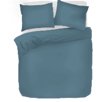 Kayori Shizu dekbedovertrek Katoenperkal Blauw - thumbnail