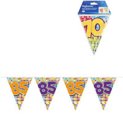 Folat vlaggenlijn blocks 85 jaar 3 meter | 24 stuks