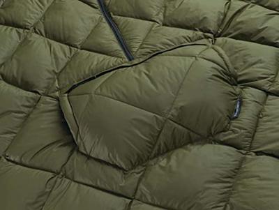 Therm-A-Rest Honcho Poncho Down - Dark Olive - Warme outdoor Poncho
