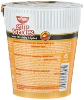 Noodles nissin hot chili spicy cup | 8 stuks - thumbnail