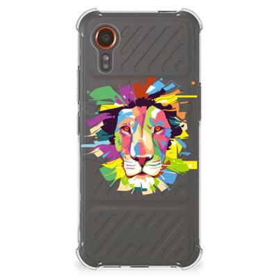 Samsung Galaxy Xcover 7 Stevig | Bumper Hoesje | Lion Color Samsung Galaxy Xcover 7 Stevig | Bumper Hoesje | Lion Color