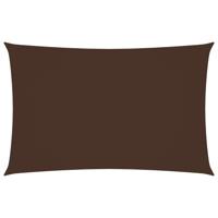 Zonnescherm rechthoekig 2,5x5 m oxford stof bruin - thumbnail