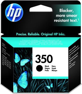 HP Inktcartridge Nummer 350 Zwart