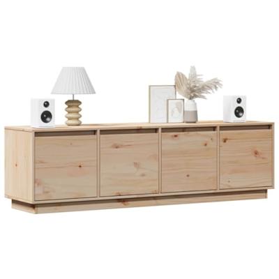 Tv-meubel 156x37x45 cm massief grenenhout