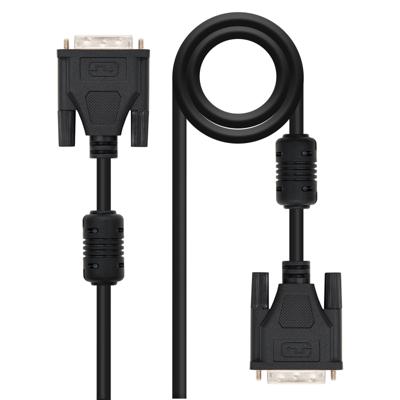 NanoCable 10.15.0802 DVI naar DVI dual link kabel 24+1, mannelijk/zwart, 1,8 m
