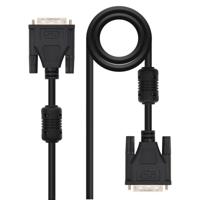 NanoCable 10.15.0802 DVI naar DVI dual link kabel 24+1, mannelijk/zwart, 1,8 m - thumbnail