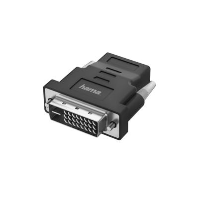 Hama Adapter DVI naar HDMI, Ultra-HD 4K Optische kabel Zwart Hama Adapter DVI naar HDMI, Ultra-HD 4K Optische kabel Zwart