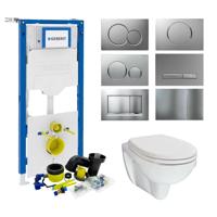 Geberit UP320 Toiletset set02 B&W Compact 47.5 cm met Sigma drukplaat - thumbnail