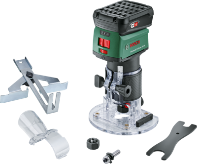 Bosch Home and Garden AdvancedTrimRouter 18V-8 06039D5000 Bovenfreesmachine Brushless, Incl. accessoires, Zonder accu, Zonder lader Bosch Home and Garden AdvancedTrimRouter 18V-8 06039D5000 Bovenfreesmachine Brushless, Incl. accessoires, Zonder accu, Zonder lader