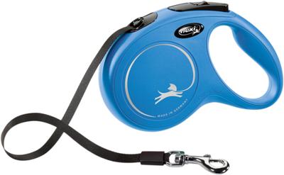 Hondenriem Flexi New Classic 5m Blauw Maat M