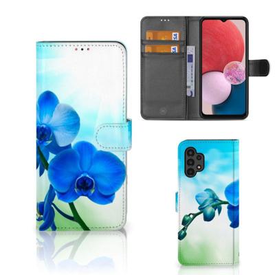Samsung Galaxy A13 (4G) Hoesje Orchidee Blauw - Cadeau voor je Moeder