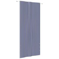 VidaXL Balkonscherm 120x240 cm oxford stof blauw en wit - thumbnail