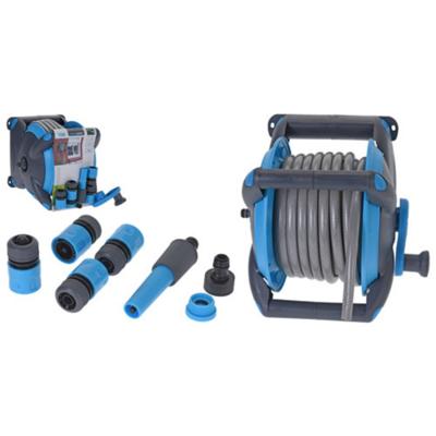 Pro Garden Tuinslang met Houder 15 m Blauw/Grijs Pro Garden Tuinslang met Houder 15 m Blauw/Grijs
