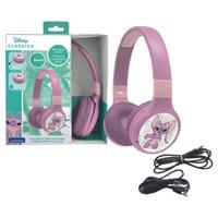 Lexibook, Disney Stitch, Angel - Auriculares 2 en 1 con Cable y Bluetooth con micrófono y Botones de Control, Plegables y Ajustables, batería de Larga duración, Rosa, HPBT010D1 - thumbnail