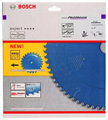 Bosch Accessoires Cirkelzaagblad Expert for Multimaterial K/V 210X30X2.4/1.8 54T - 2608642492