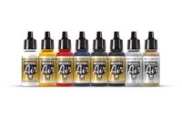 Vallejo 71174 Modelspoor mengkleur Wit, Geel, Rood, Blauw, Olijf-groen, Zwart, Zilver (metallic), Goud (metallic) 1 stuk(s) - thumbnail