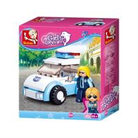 Sluban Girls Dream Serie M38-B0600B Politievrouw met Politiewagen 69-delig - thumbnail