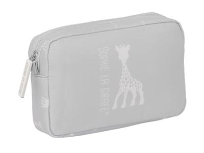 Reistasje Sophie la Girafe Lichtgrijs 20 x 13 x 5,5 cm
