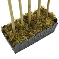 Kunstplant bamboe 730 bladeren 120 cm groen - thumbnail