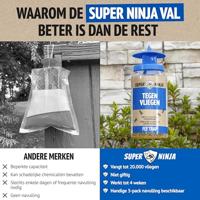 Super Ninja Hervulbare Vliegenval - thumbnail