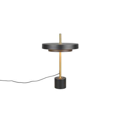 Trio Design tafellampKeaton zwart met goud - 540210180