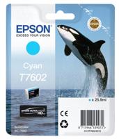 Epson T7602 Cartridge Cyaan - thumbnail