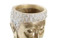 Grondlegger DKD Home Decor 17,5 x 17,5 x 21 cm Gouden Boeddha Hars - thumbnail