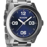 Nixon CORPORAL SS Zilverkleurig Heren horloge - thumbnail