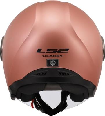 LS2 "of620 classy solid" jethelm helmet of620 classy solid xl matt pink