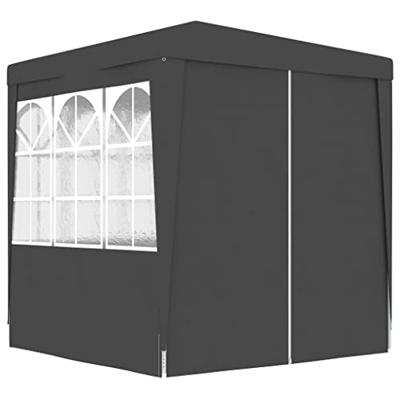 VidaXL Partytent met zijwanden professioneel 90 g/m² 2x2 m antraciet