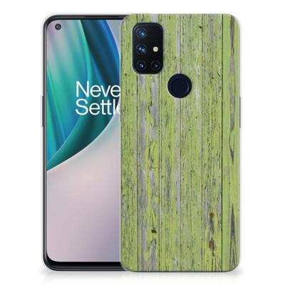 OnePlus Nord N10 5G | Bumper Hoesje | Green Wood