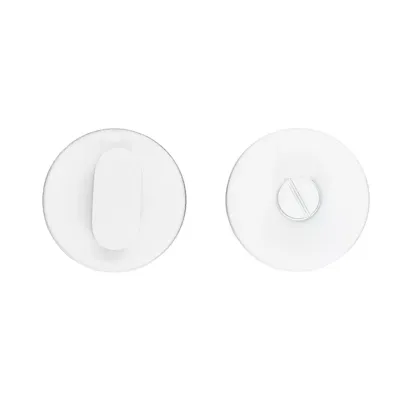 Hdd Pro WC Garnituur Rond Shape Wit Structuur Zonder Rood/wit Tige 120 Mm