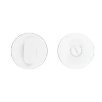 Hdd Pro WC Garnituur Rond Shape Wit Structuur Zonder Rood/wit Tige 120 Mm - thumbnail