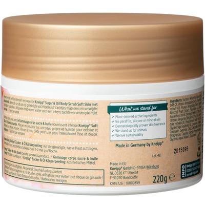 Soft skin sugar & oil body scrub amandelolie