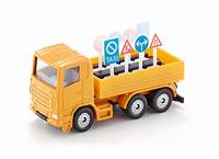 Siku 1322 Vrachtwagen + Verkeersborden - thumbnail