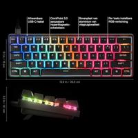 Steelseries Apex Pro Gen 3 Mini Hall-effect toetsenbord - thumbnail
