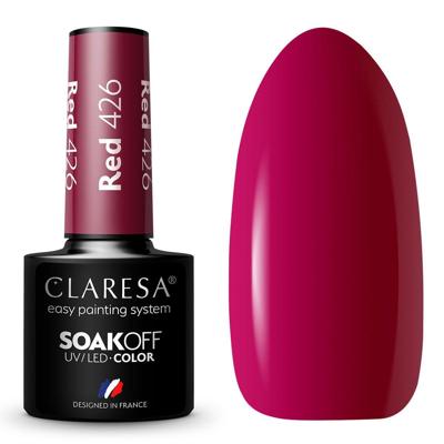 Claresa uv/led gellak 5ml red 426 full berries