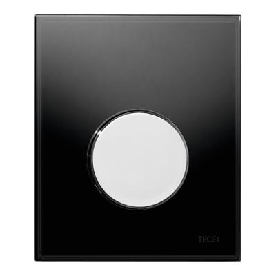 Urinoir Bedieningsplaat TECE Loop Glas Zwart 10,4x12,4 cm (met glanzend chromen toets) Urinoir Bedieningsplaat TECE Loop Glas Zwart 10,4x12,4 cm (met glanzend chromen toets)