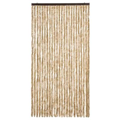 VidaXL Vliegengordijn 100x220 cm chenille beige