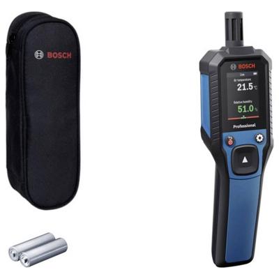 Bosch Blauw GDH 1-17 Thermo-Hygrometer | 2x Batterij 1,5V LR6 (AA) + Opbergetui - 0601078400